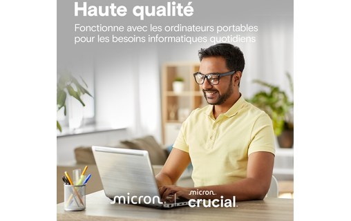 Crucial E100 2 To - SSD M.2 2280 NVMe PCIe 4.0