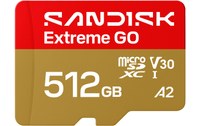 Carte microSDXC SanDisk Extreme GO 512 Go, UHS-I, V30