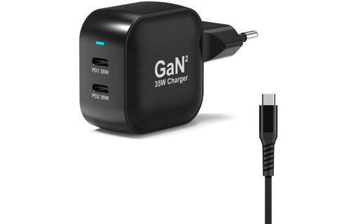 Chargeur USB-C 35 W - PORT Designs Mural - Noir