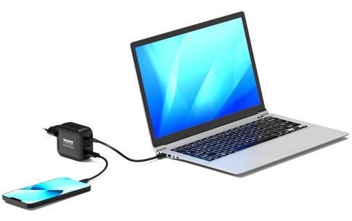 Chargeur USB-C 100 W - PORT Designs 902100PEU - Noir
