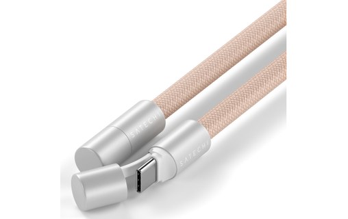 Câble USB-C - Satechi - 60 W - 1,5 m - Rose