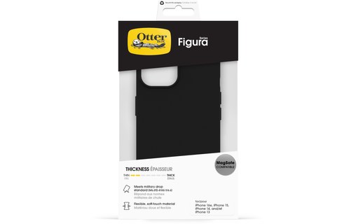 Coque MagSafe pour iPhone 17e - OtterBox Figura - Noire
