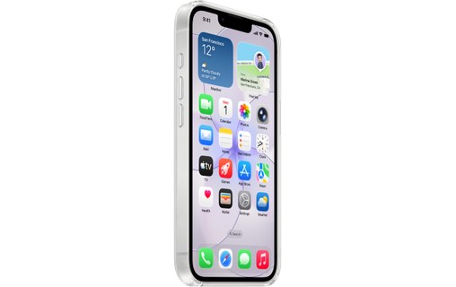 Coque Apple transparente avec MagSafe pour iPhone 17e