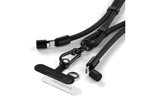 Câble USB-C - Satechi - 60 W - 1,5 m - Noir