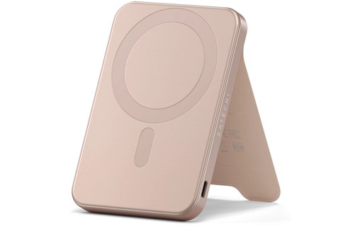 Batterie externe magnétique 5000 mAh - Satechi OntheGo - Rose