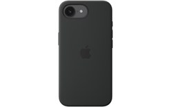 Coque Apple en silicone avec MagSafe pour iPhone 17e - Noir