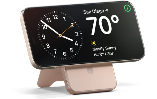 Batterie externe magnétique 5000 mAh - Satechi OntheGo - Rose