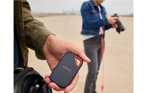 SanDisk Extreme Portable SSD (V3) 1 To - Bleu - SSD externe USB-C