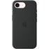 Coque Apple en silicone avec MagSafe pour iPhone 17e - Noir