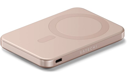 Batterie externe magnétique 5000 mAh - Satechi OntheGo - Rose