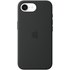 Coque Apple en silicone avec MagSafe pour iPhone 17e - Noir