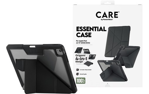 Coque pour iPad Air 13" M3 (2025) - PanzerGlass CARE Essential - Noire