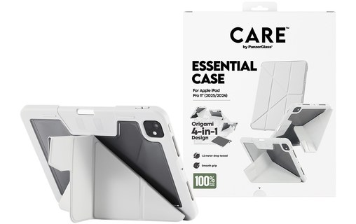 Coque pour iPad Pro 11" M5 (2025) - PanzerGlass CARE Essential