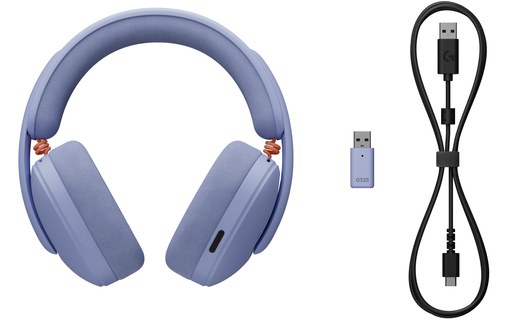 Casque gaming sans fil Logitech G G325 LIGHTSPEED, Lilas - Bluetooth