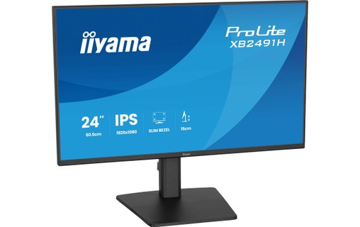 Écran 23,8" iiyama ProLite XB2491H-B1 - 120 Hz