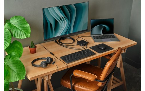 Micro-casque Acer AHW154 Stéréo, Noir - Jack 3,5 mm, USB