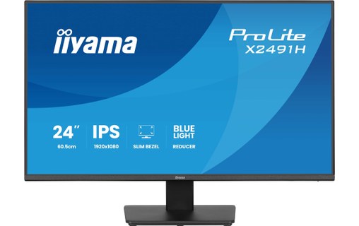 Écran 23,8" iiyama ProLite X2491H-B1 - 120 Hz