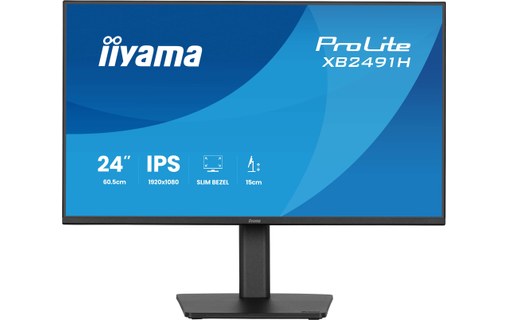 Écran 23,8" iiyama ProLite XB2491H-B1 - 120 Hz