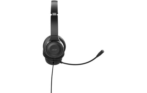 Micro-casque Acer AHW154 Stéréo, Noir - Jack 3,5 mm, USB