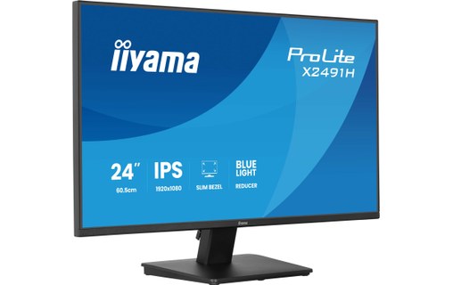 Écran 23,8" iiyama ProLite X2491H-B1 - 120 Hz