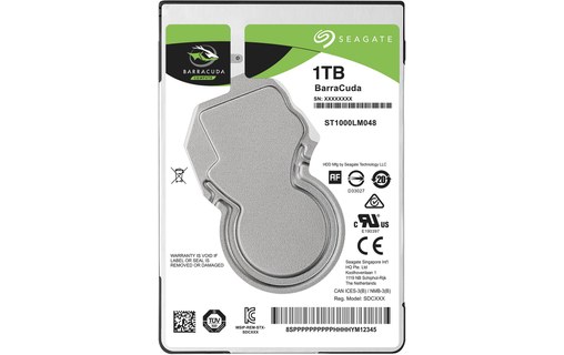 Seagate BarraCuda 1 To - Disque dur 2,5" 5400 tr/min - ST1000LM048