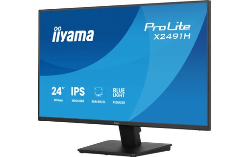 Écran 23,8" iiyama ProLite X2491H-B1 - 120 Hz