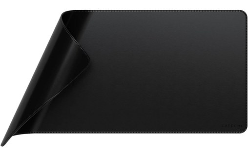 Tapis de bureau Satechi premium en cuir végan - Noir