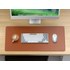 Tapis de bureau Satechi premium en cuir végan - Brun