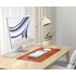 Tapis de bureau Satechi premium en cuir végan - Brun