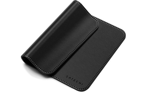 Tapis de souris Satechi premium en cuir végan - Noir
