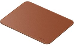 Tapis de souris Satechi premium en cuir végan - Brun