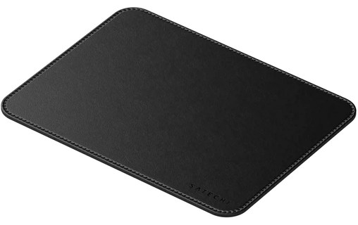 Tapis de souris Satechi premium en cuir végan - Noir