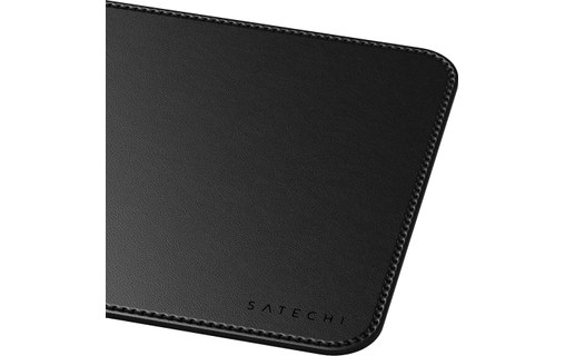 Tapis de souris Satechi premium en cuir végan - Noir