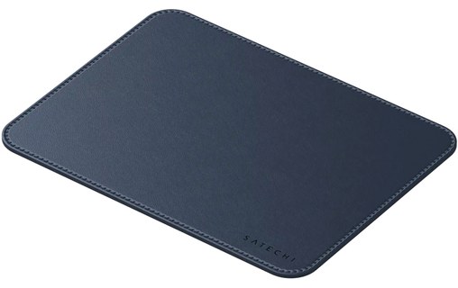Tapis de souris Satechi premium en cuir végan - Bleu