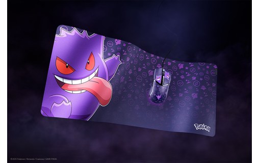 Tapis de bureau Razer Gigantus V2 - Pokémon Gengar Edition - Ectoplasma - Violet
