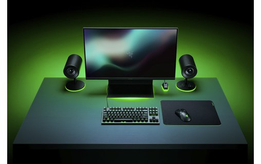 Razer Gigantus V2 - XXL Tapis de souris de jeu Noir, Vert