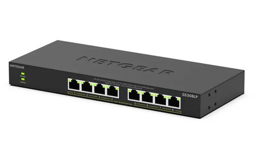 Switch Ethernet Netgear GS308LP 8 ports - PoE