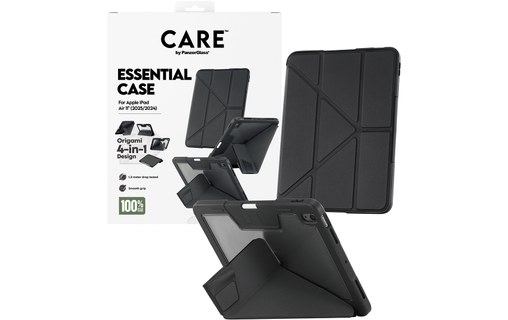 Coque pour iPad Air 11" M3 (2025) - PanzerGlass CARE Essential - Noire