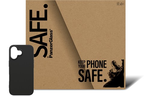 Coque pour iPhone 17 - PanzerGlass SAFE. - Noire