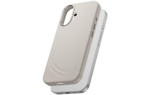 Coque MagSafe pour iPhone 17 - PanzerGlass CARE Flow - Beige