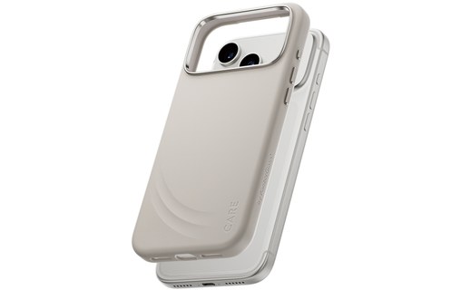 Coque MagSafe pour iPhone 17 Pro Max - PanzerGlass CARE Flow - Beige