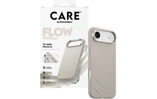 Coque MagSafe pour iPhone Air - PanzerGlass CARE Flow - Beige