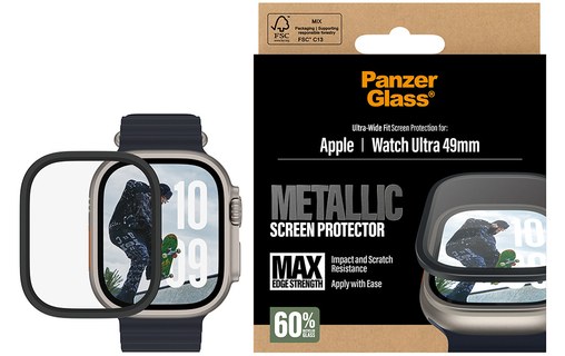 Film de protection pour Apple Watch Ultra 3|Ultra 2|Ultra - PanzerGlass Metallic