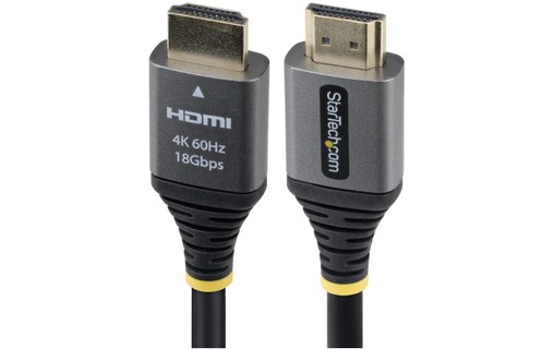 Câble HDMI 2.0 4K @ 60Hz - StarTech - 1,5 m - Argent