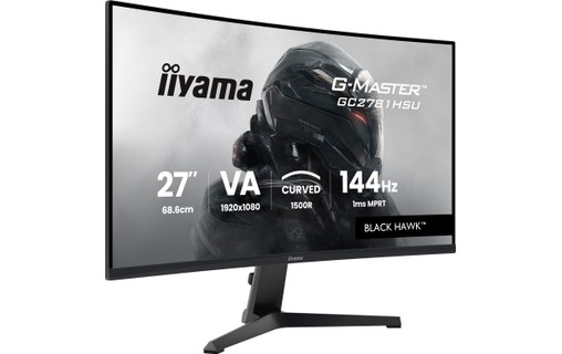 Écran Incurvé 27" iiyama G-MASTER GC2781HSU-B1 - 144 Hz