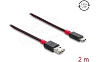 Câble USB-A vers USB-C - Delock - 2 m - Noir