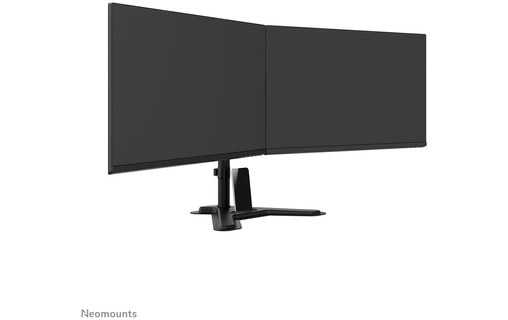 Support écran de bureau - 2 écrans - Noir - Neomounts DS45-600BL2