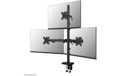 Support écran de bureau - 3 écrans - Noir - Neomounts DS60-600BL2-1
