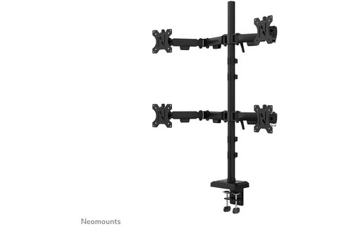 Support écran de bureau - 4 écrans - Noir - Neomounts DS60-600BL2-2