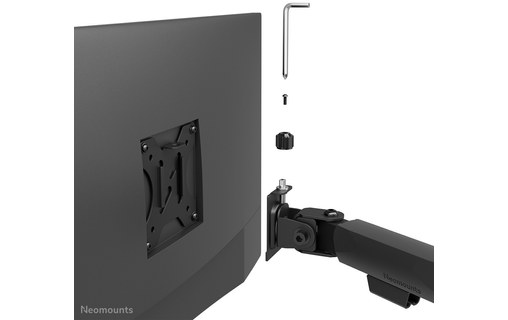 Support écran de bureau - 3 écrans - Noir - Neomounts DS45-600BL2-1